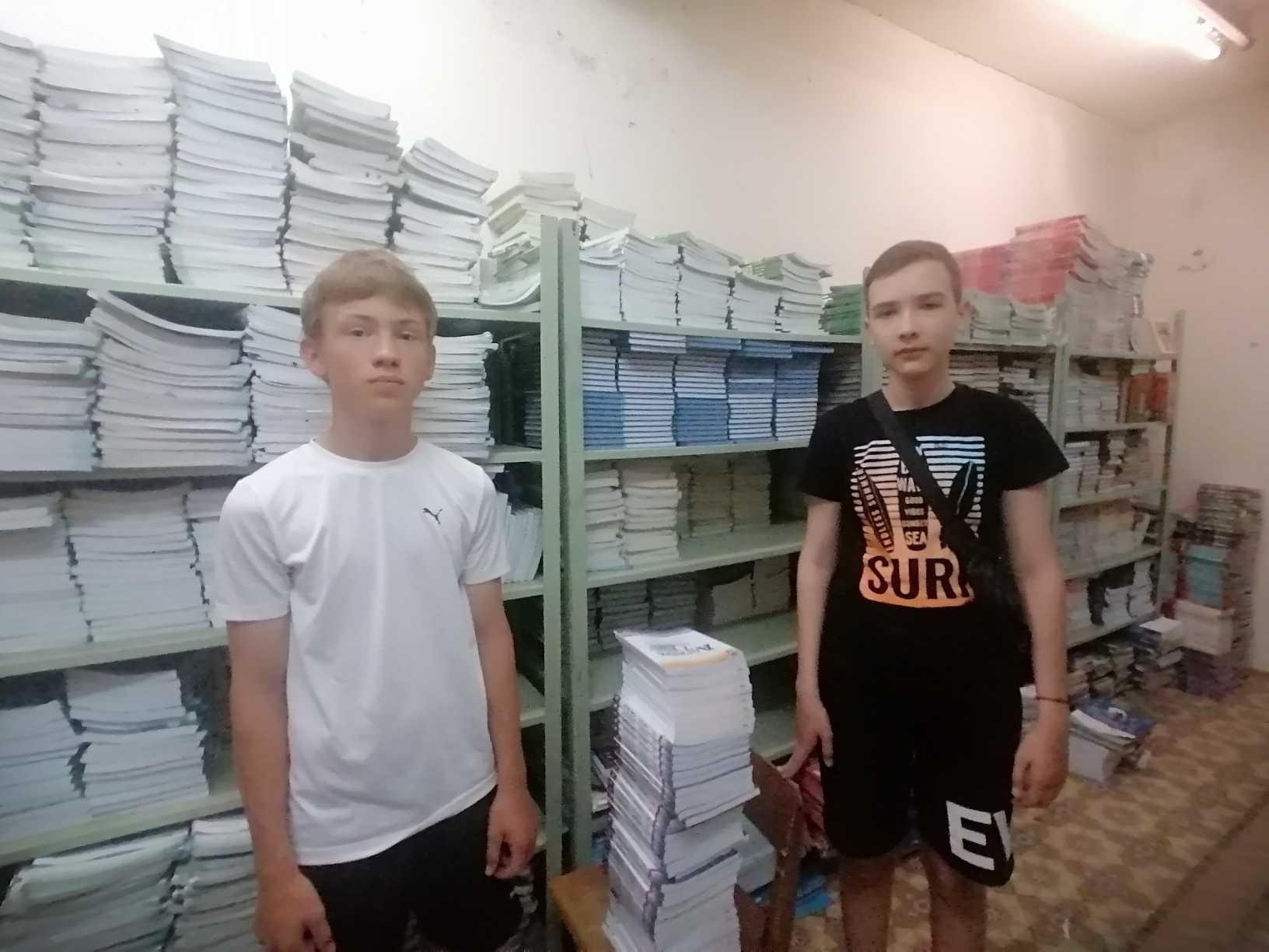 23 июля началась отработка у 8а класса..