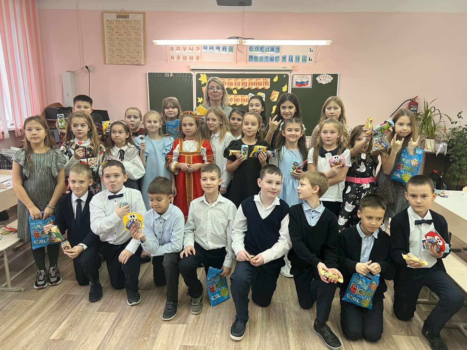 В 3В классе прошел праздник Осени.