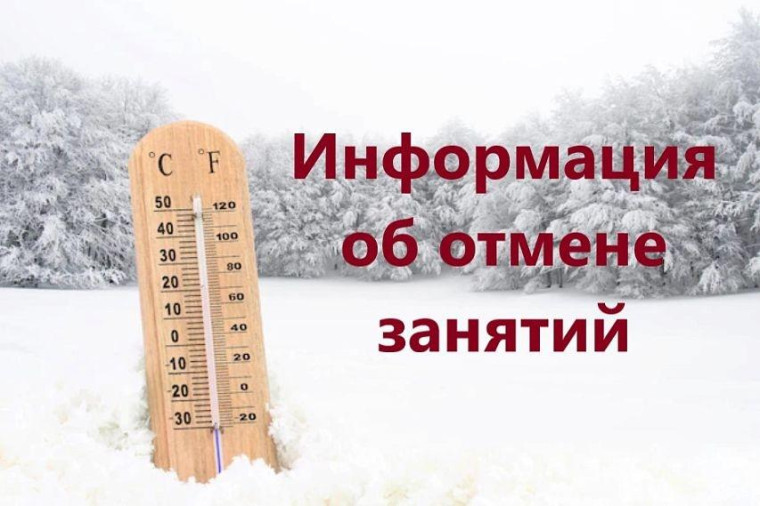 Отмена занятий с 1 по 4 класс!.