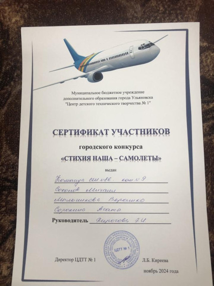 "Стихия наша — самолеты".