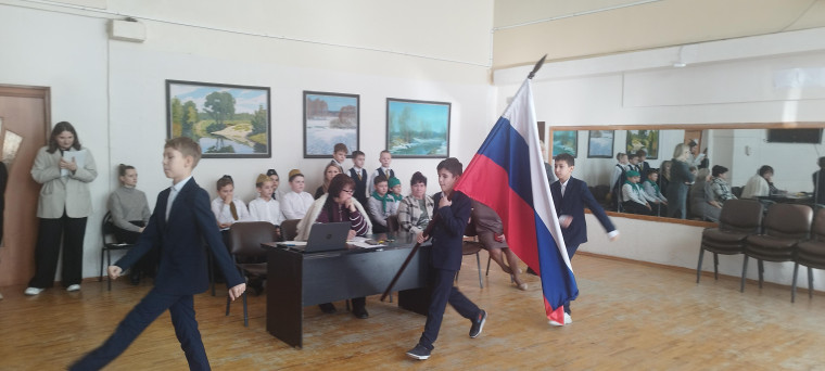 Итоги конкурса флагоносцев.